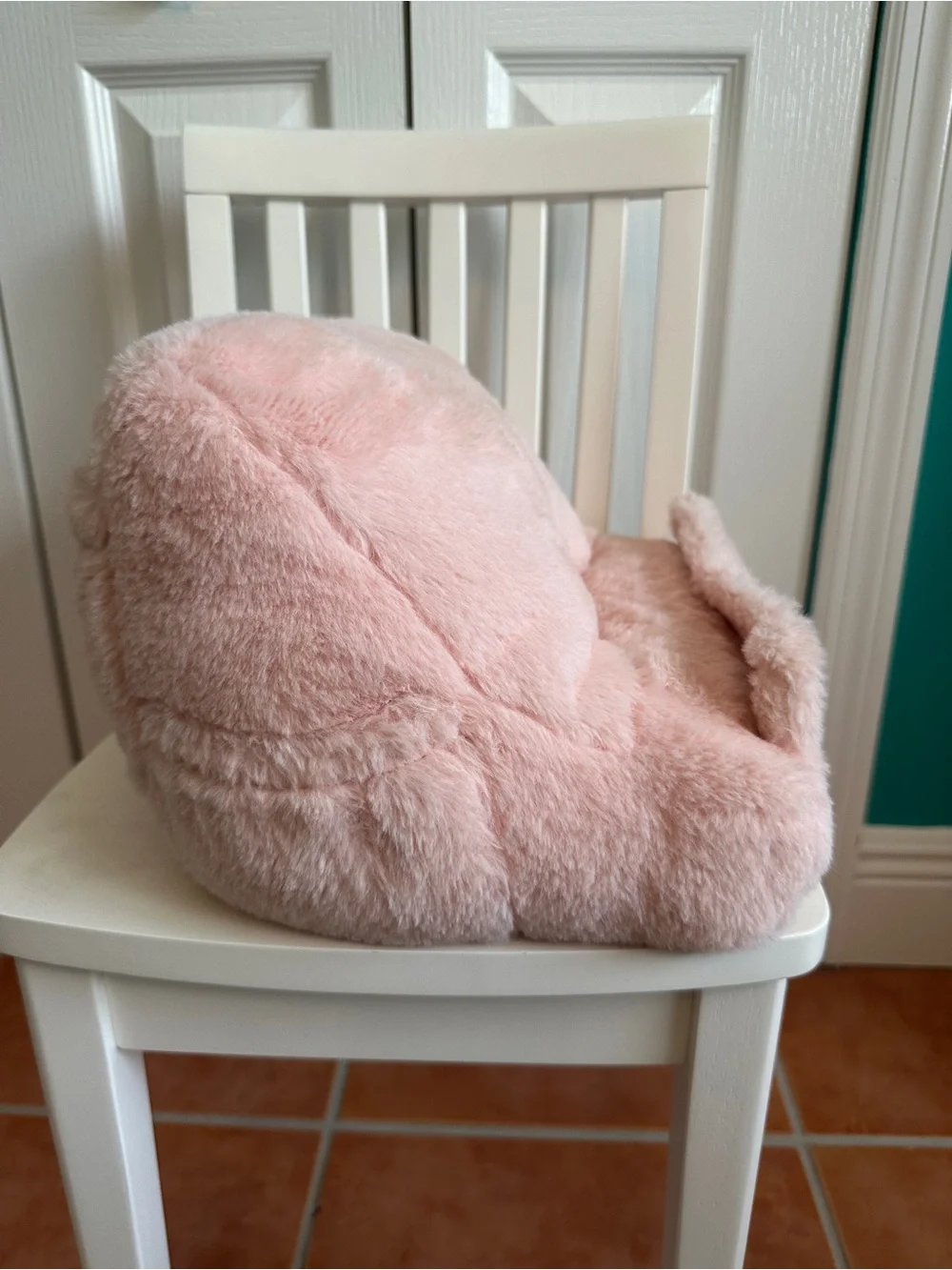 Plush Faux Fur Book/I Pad Holder - Pink